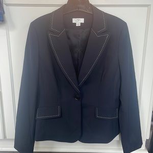 Ann Taylor LOFT navy blazer jacket size 8